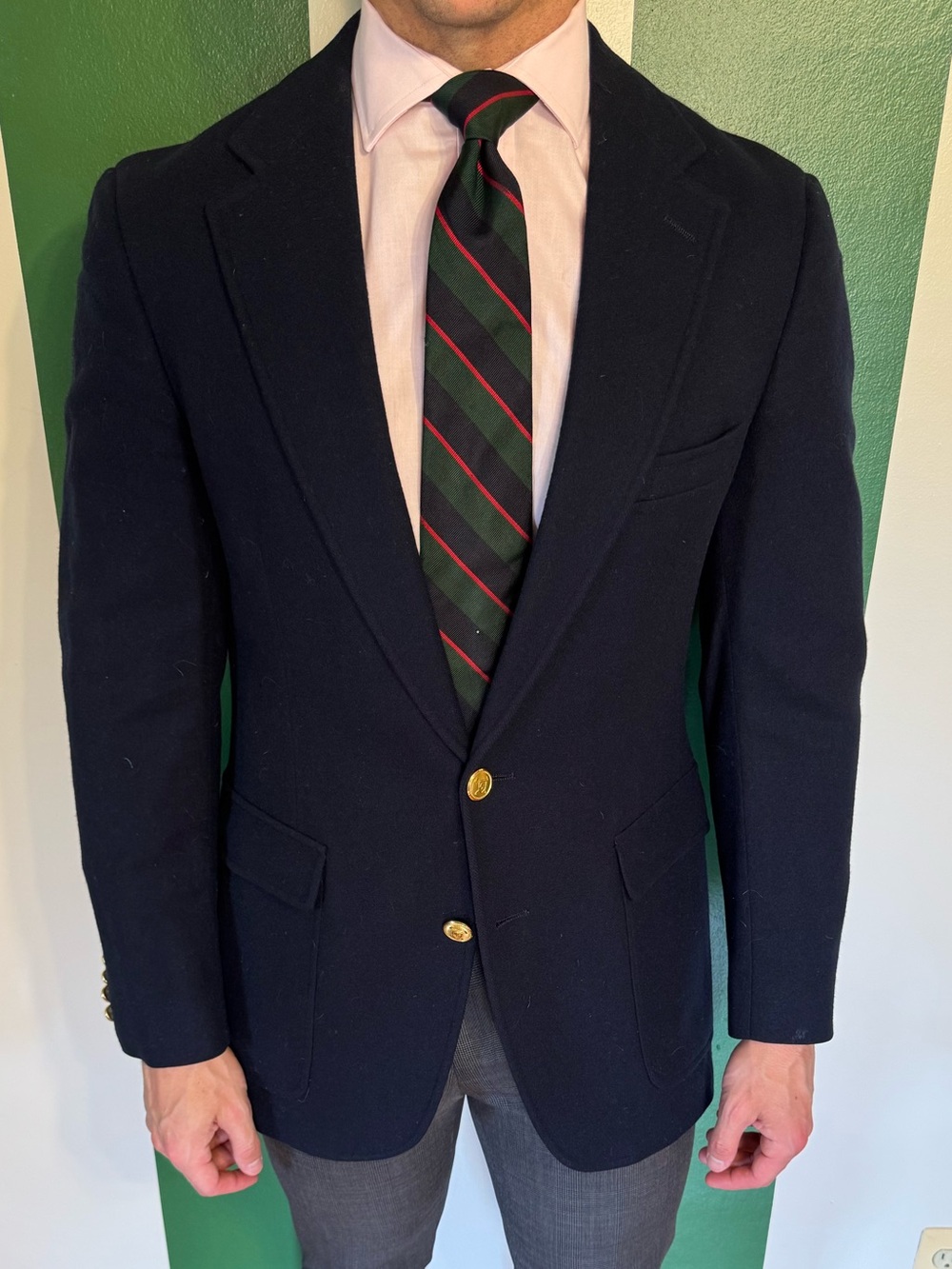 Polo University Club by Ralph Lauren Navy Blazer With Gold Buttons